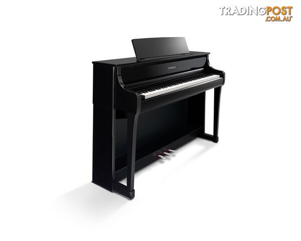 Yamaha Clavinova Digital Piano - CLP875 PE Polished Ebony with Matching Bench