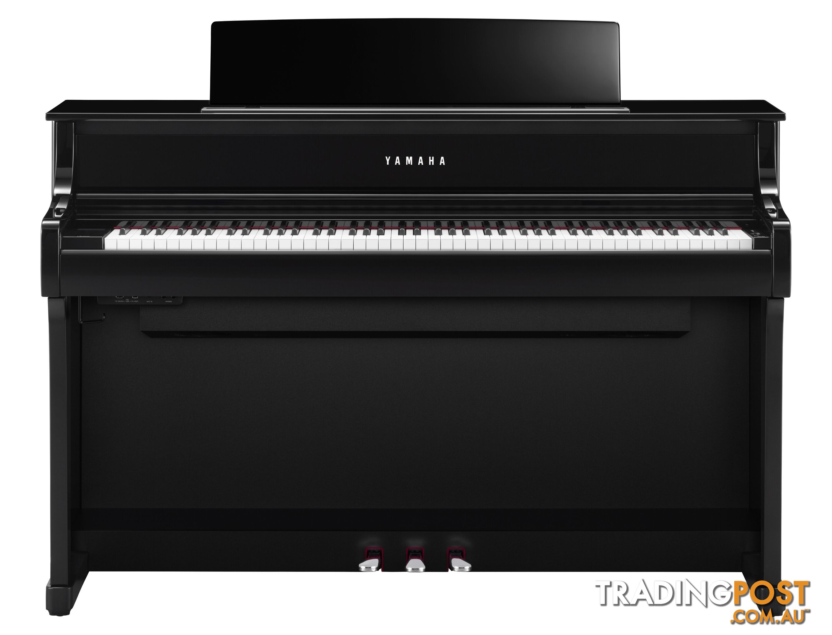 Yamaha Clavinova Digital Piano - CLP875 PE Polished Ebony with Matching Bench