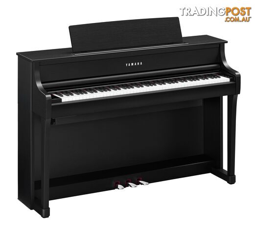 Yamaha Clavinova Digital Piano - CLP875 PE Polished Ebony with Matching Bench