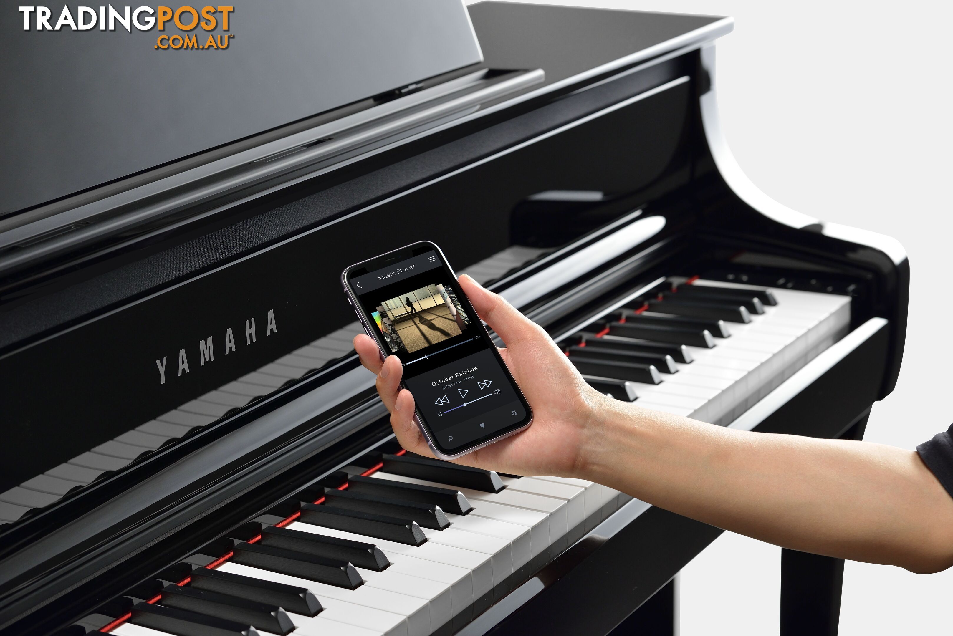 Yamaha Clavinova Digital Piano - CLP875 PE Polished Ebony with Matching Bench