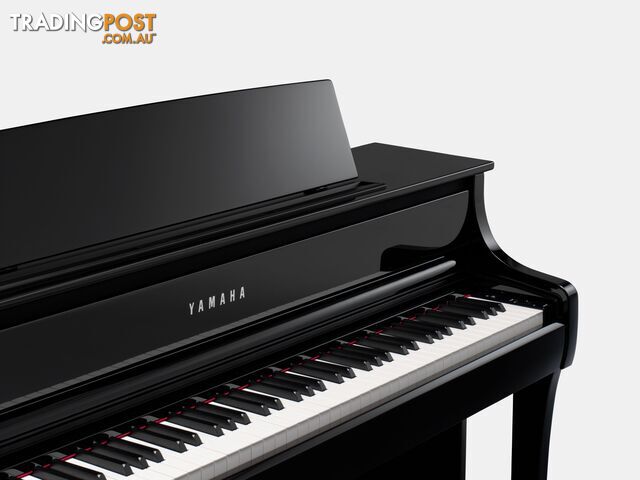 Yamaha Clavinova Digital Piano - CLP875 PE Polished Ebony with Matching Bench