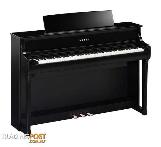 Yamaha Clavinova Digital Piano - CLP875 PE Polished Ebony with Matching Bench