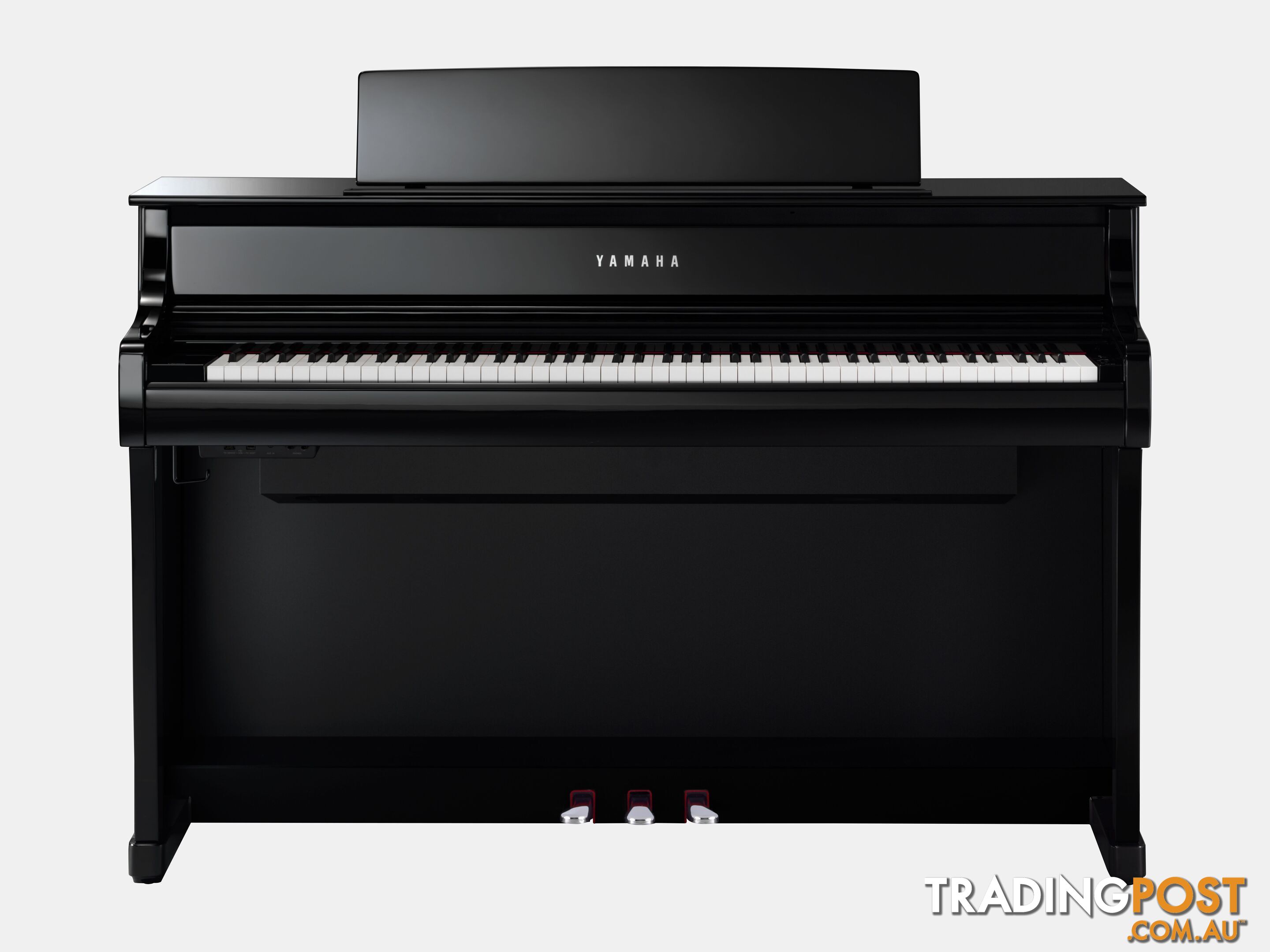 Yamaha Clavinova Digital Piano - CLP875 PE Polished Ebony with Matching Bench