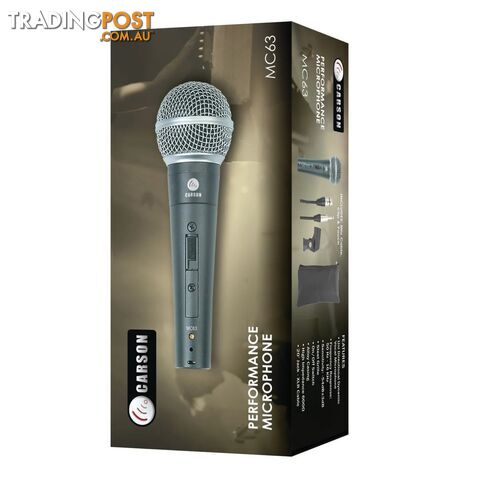 Carson MC63 Unidirectional Microphone