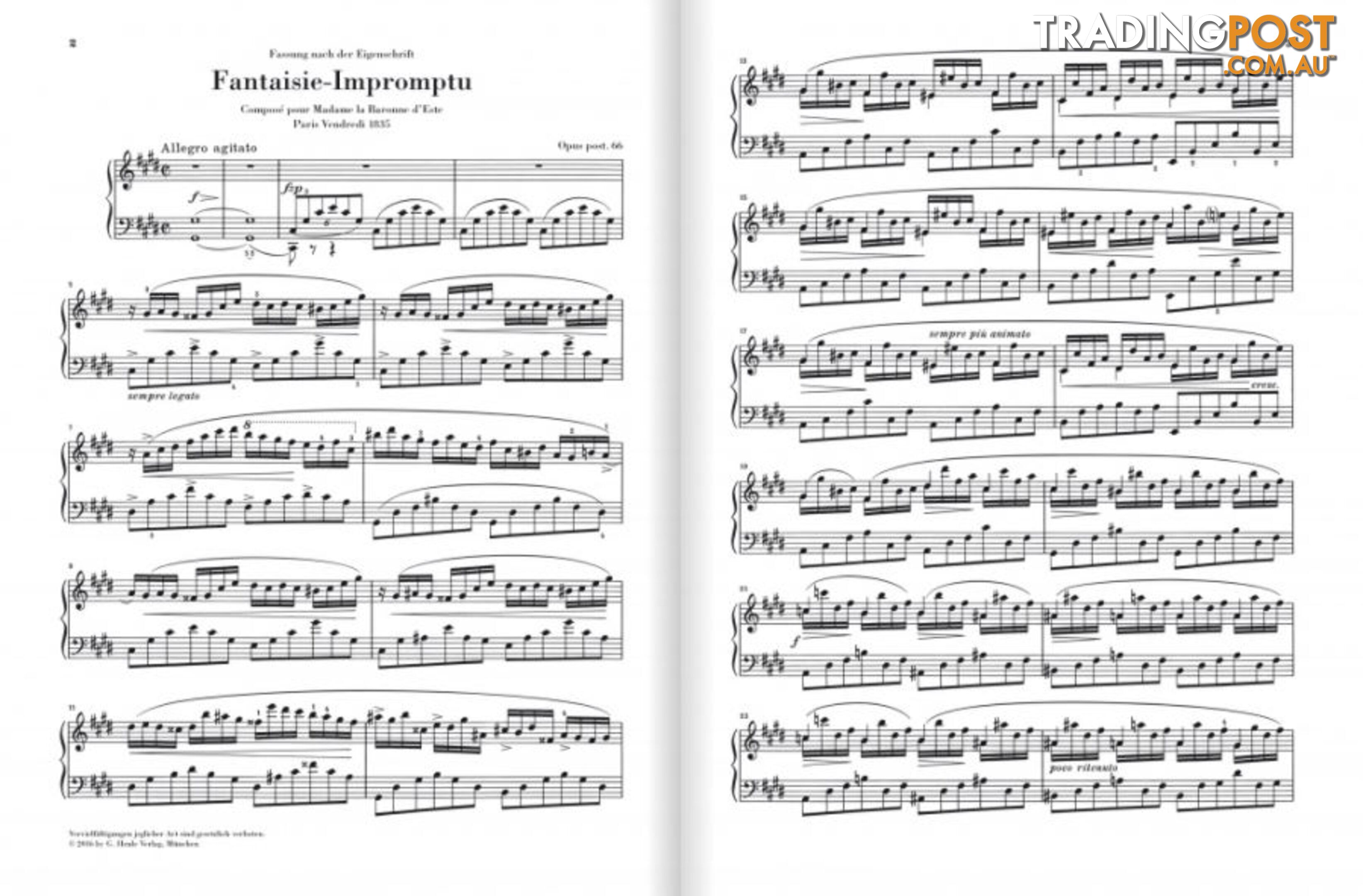 Chopin - Fantaisie-Impromptu c sharp minor op. post. 66 HN1320