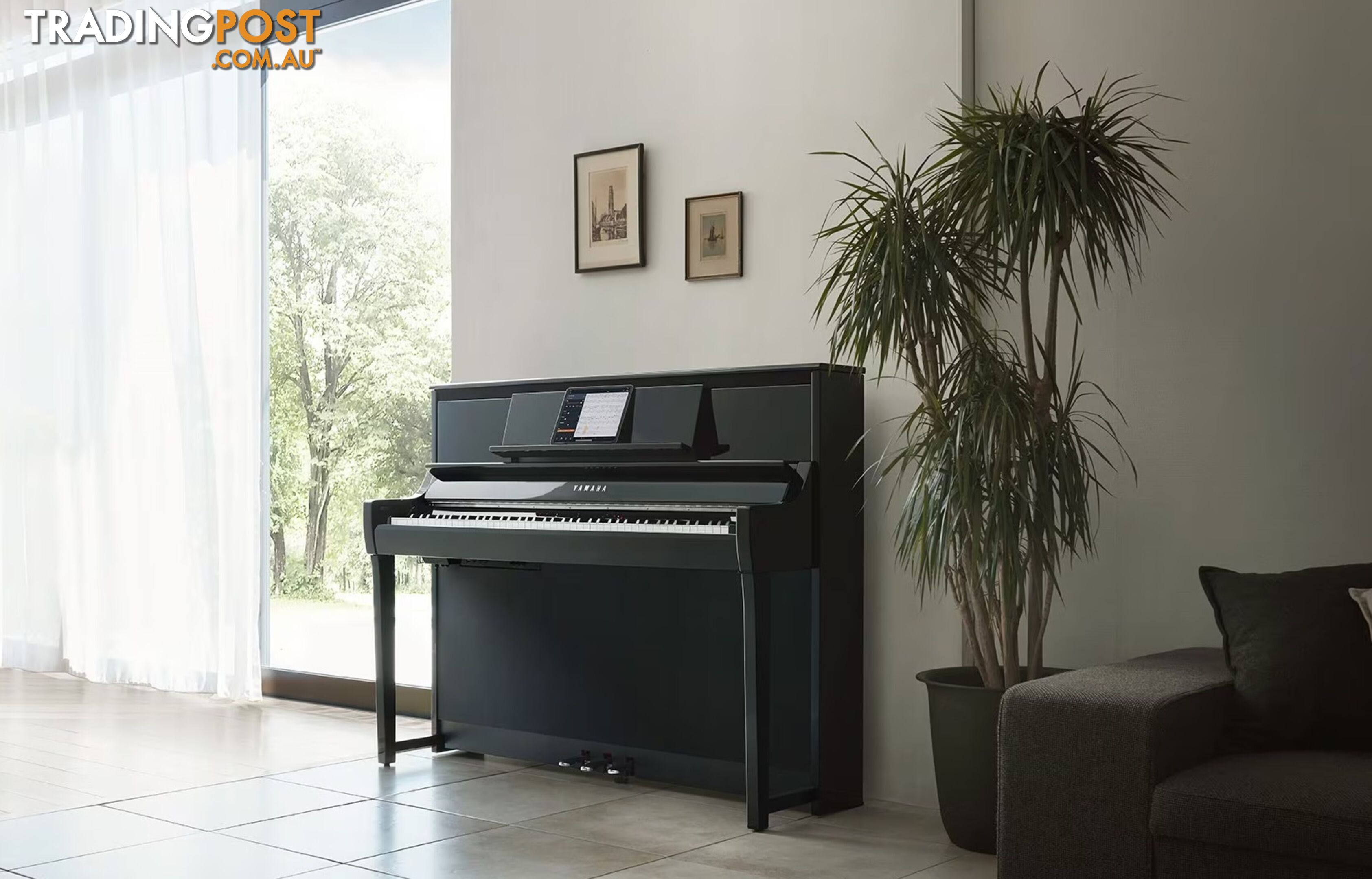 Yamaha Clavinova CSP-295 Digital Piano, Black or White