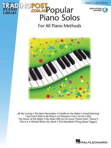 HLSPL POPULAR PIANO SOLOS BK 1 BKCD 2ND ED