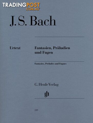 Bach JS â Fantasies, Preludes and Fugues (piano)