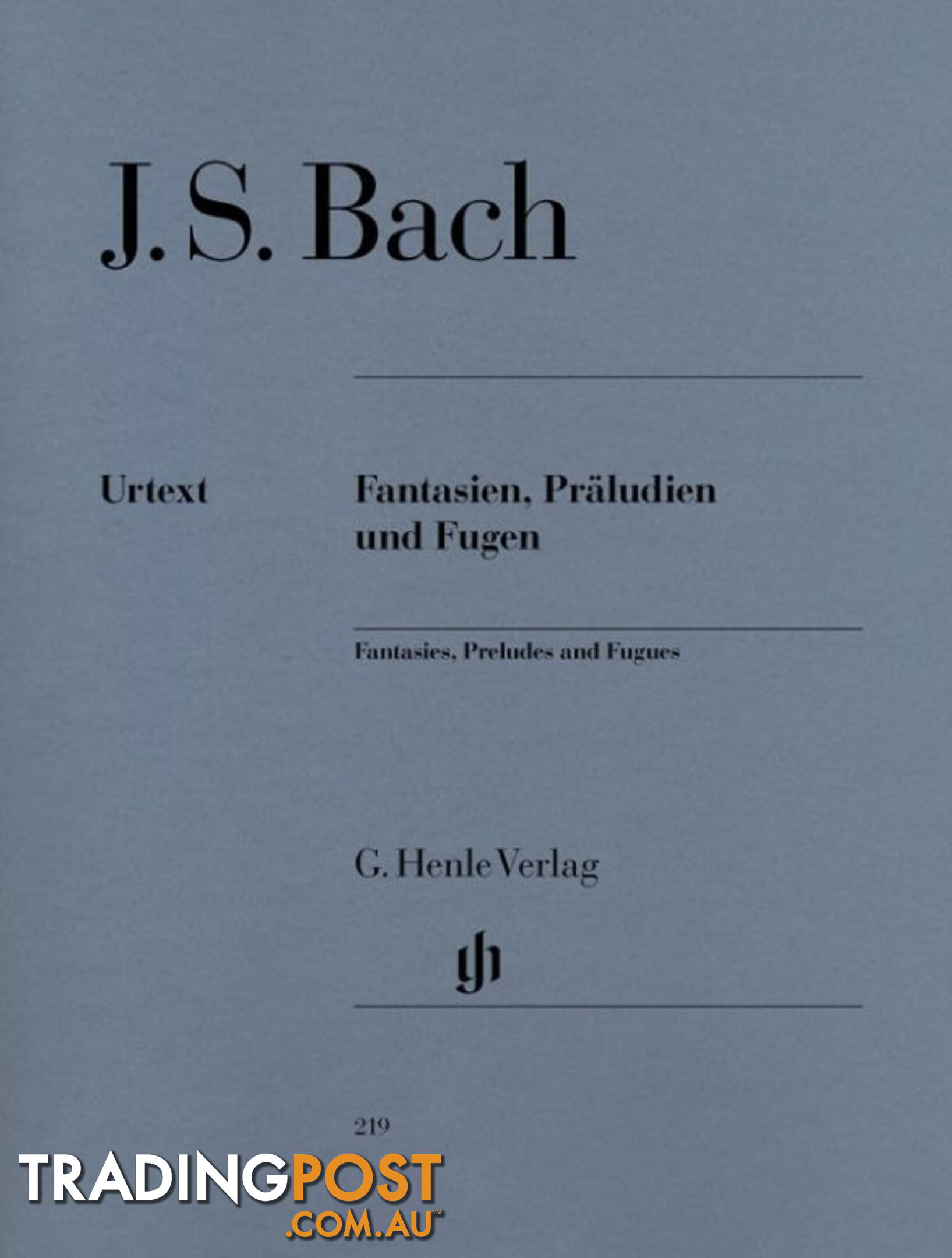 JS Bach  Fantasies, Preludes and Fugues 