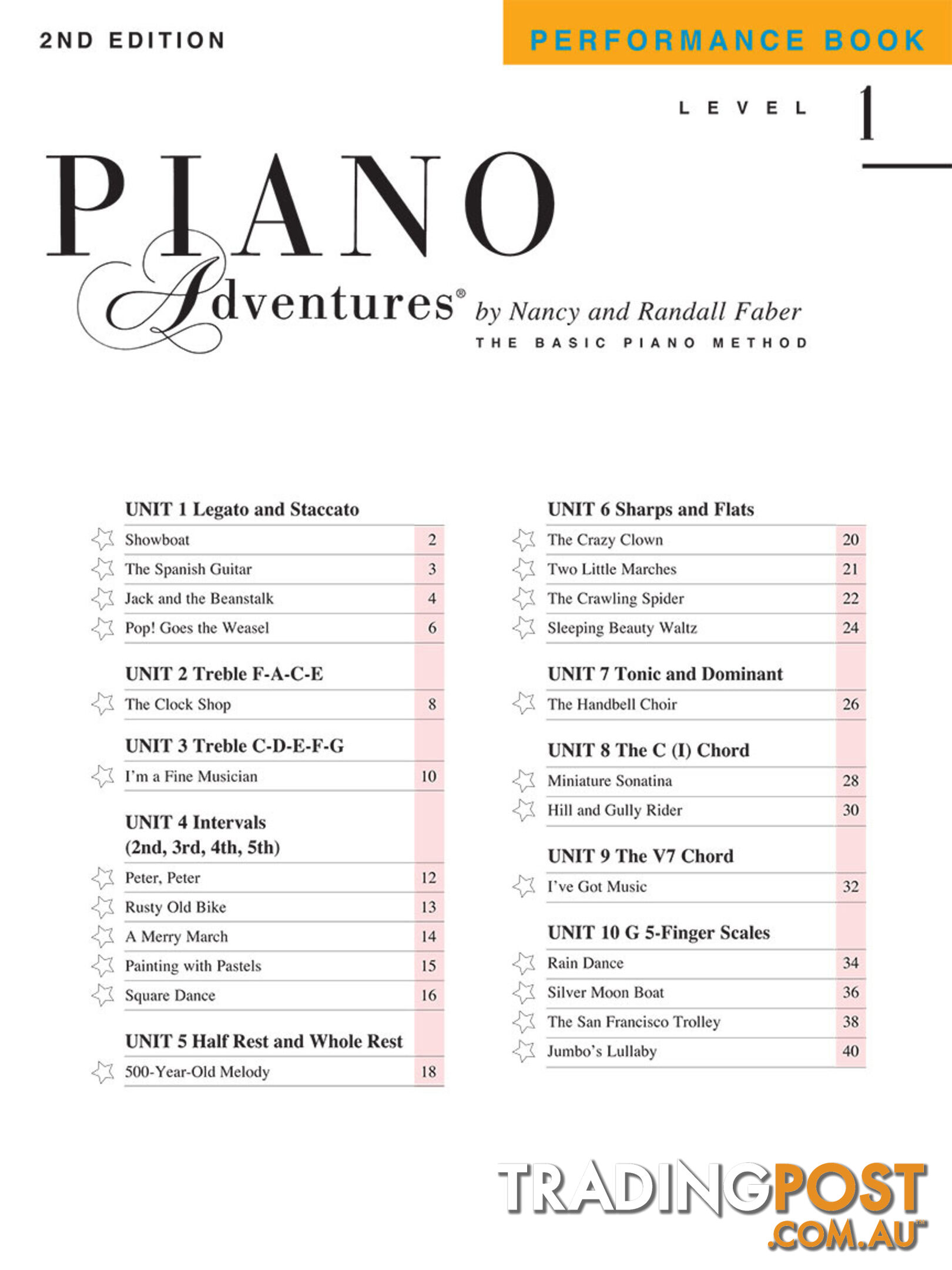 Piano Adventures Level 1 - Performance Book