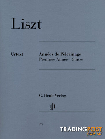 LISZT â ANNEES DE PELERINAGE BK 1 SWISS