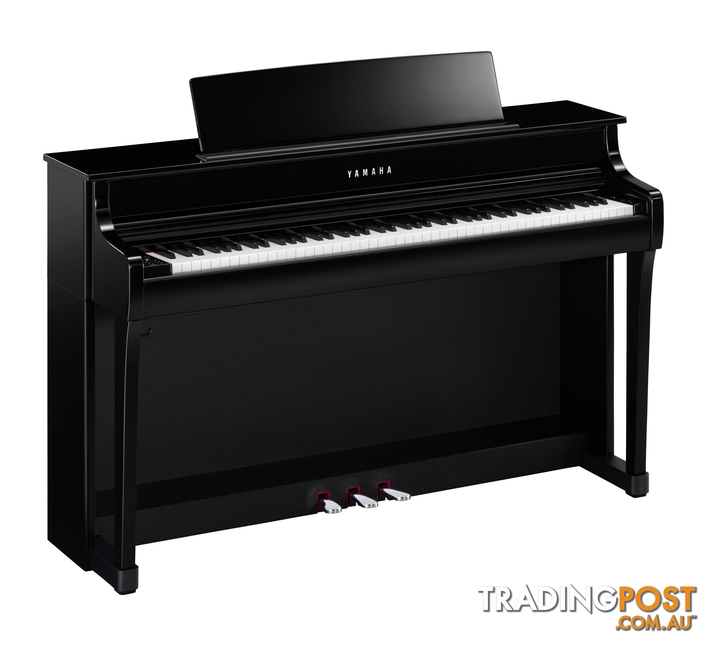 Yamaha Clavinova Digital Piano - CLP845 PE Polished Ebony with Matching Bench