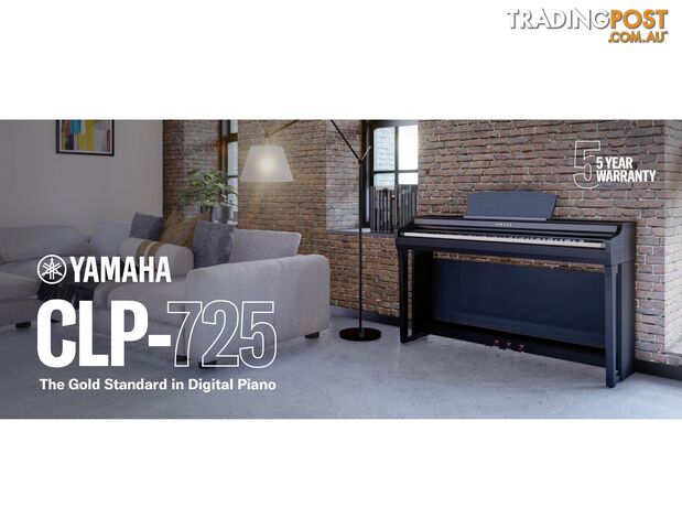 Yamaha Clavinova Digital Piano - CLP725 - White -