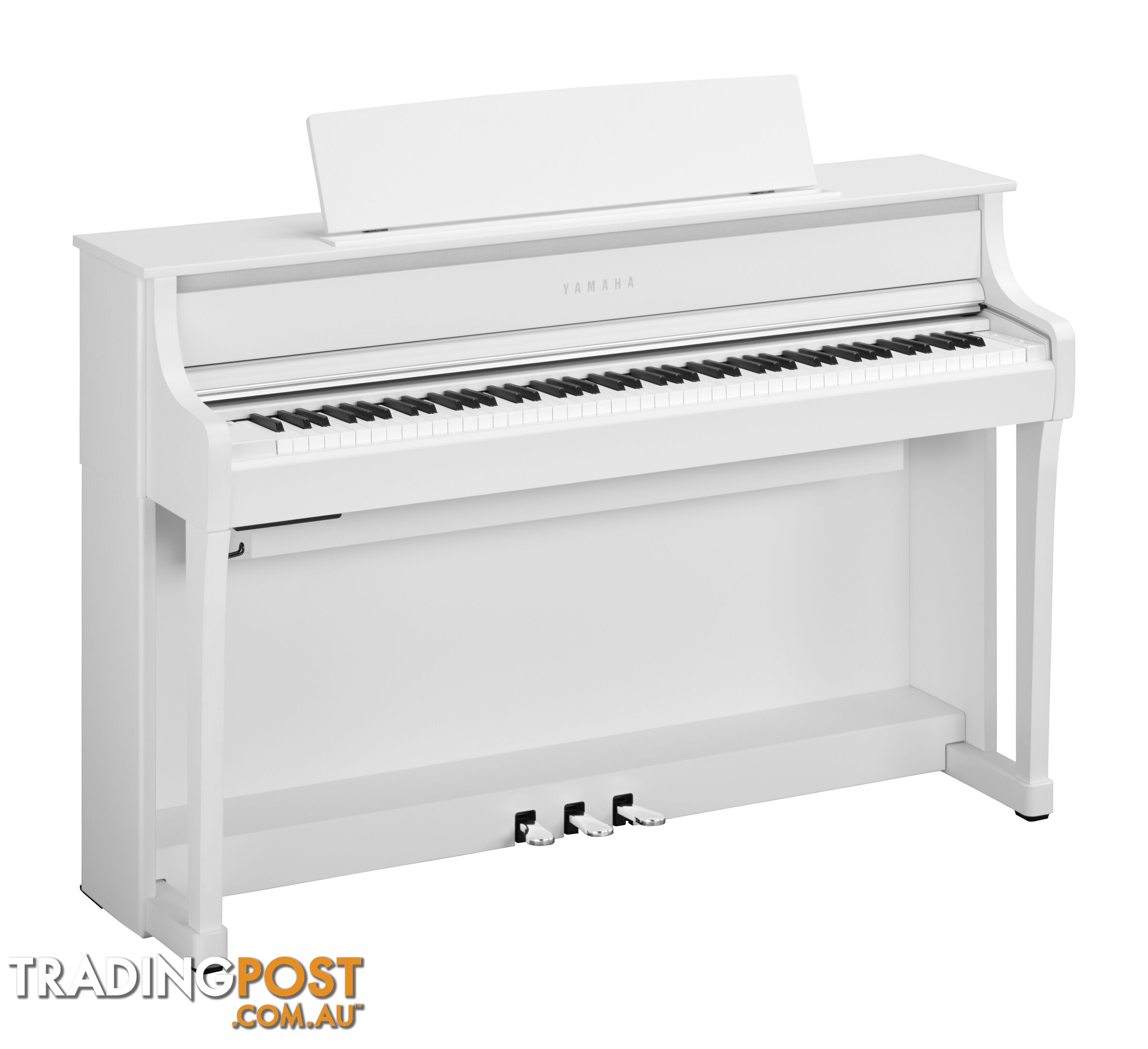 Yamaha Clavinova Digital Piano - CLP875 White Matt with Matching Bench