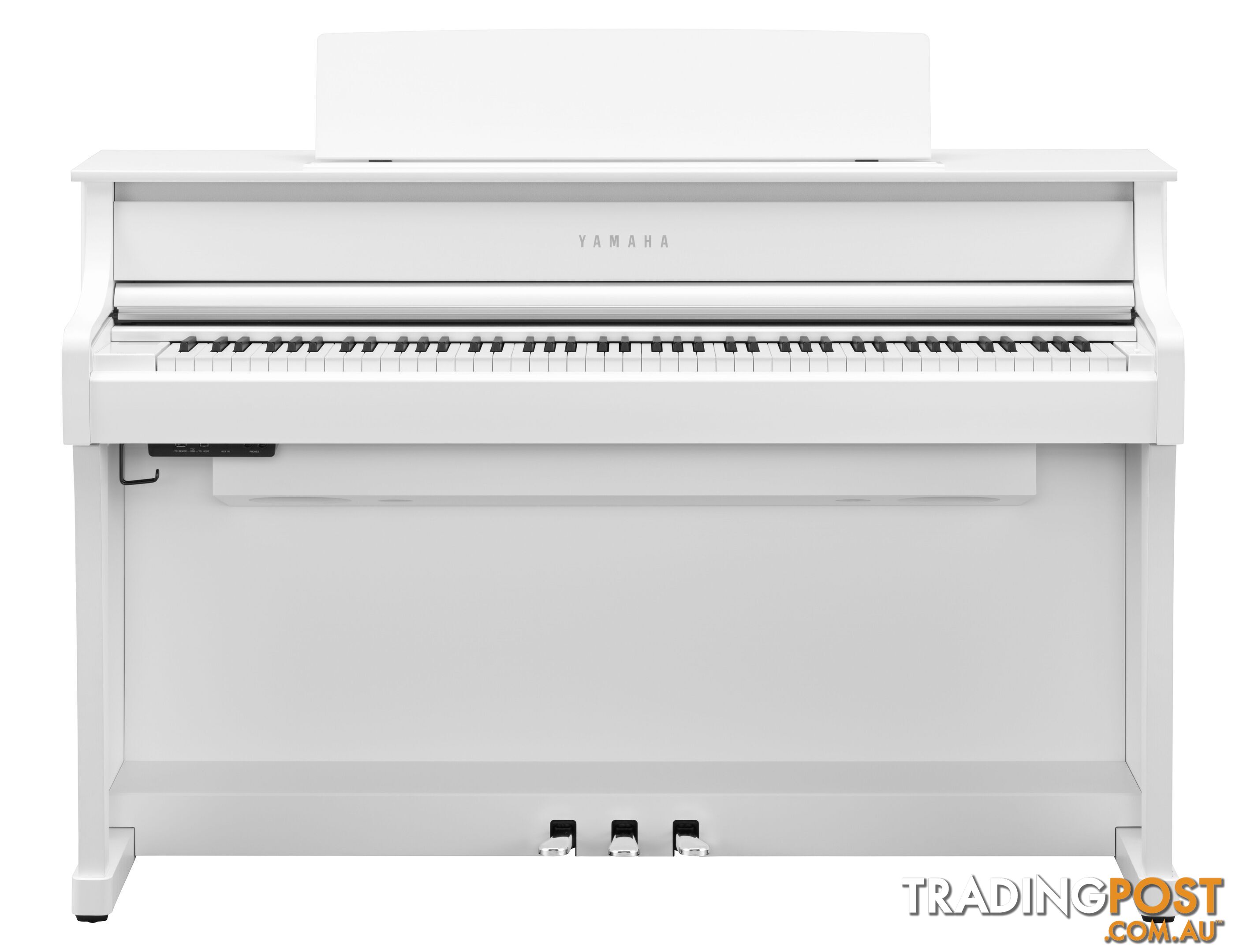 Yamaha Clavinova Digital Piano - CLP875 White Matt with Matching Bench