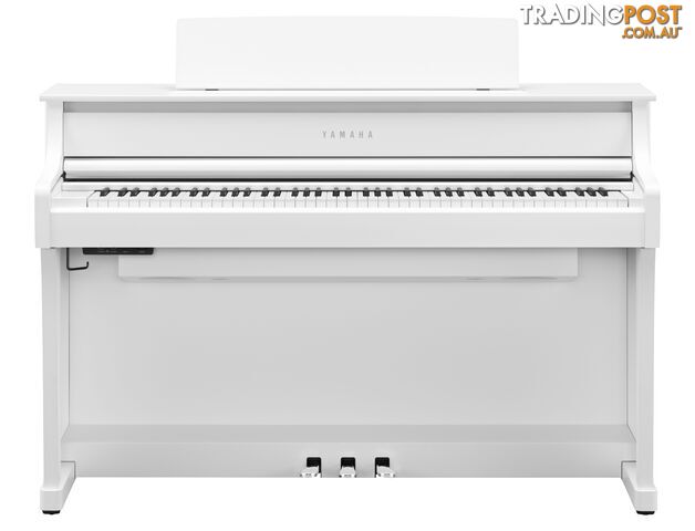 Yamaha Clavinova Digital Piano - CLP875 White Matt with Matching Bench