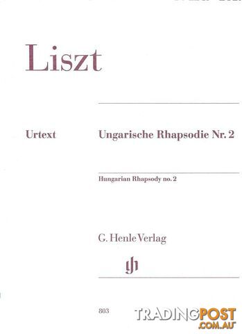 Liszt â Hungarian Rhapsody No. 2 In C Sharp Minor, S. 244/2
