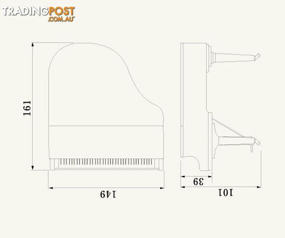 DGC1 Disklavier Enspire Standard Grand Piano Polished Ebony SILENT Piano System - photo 3 of 5