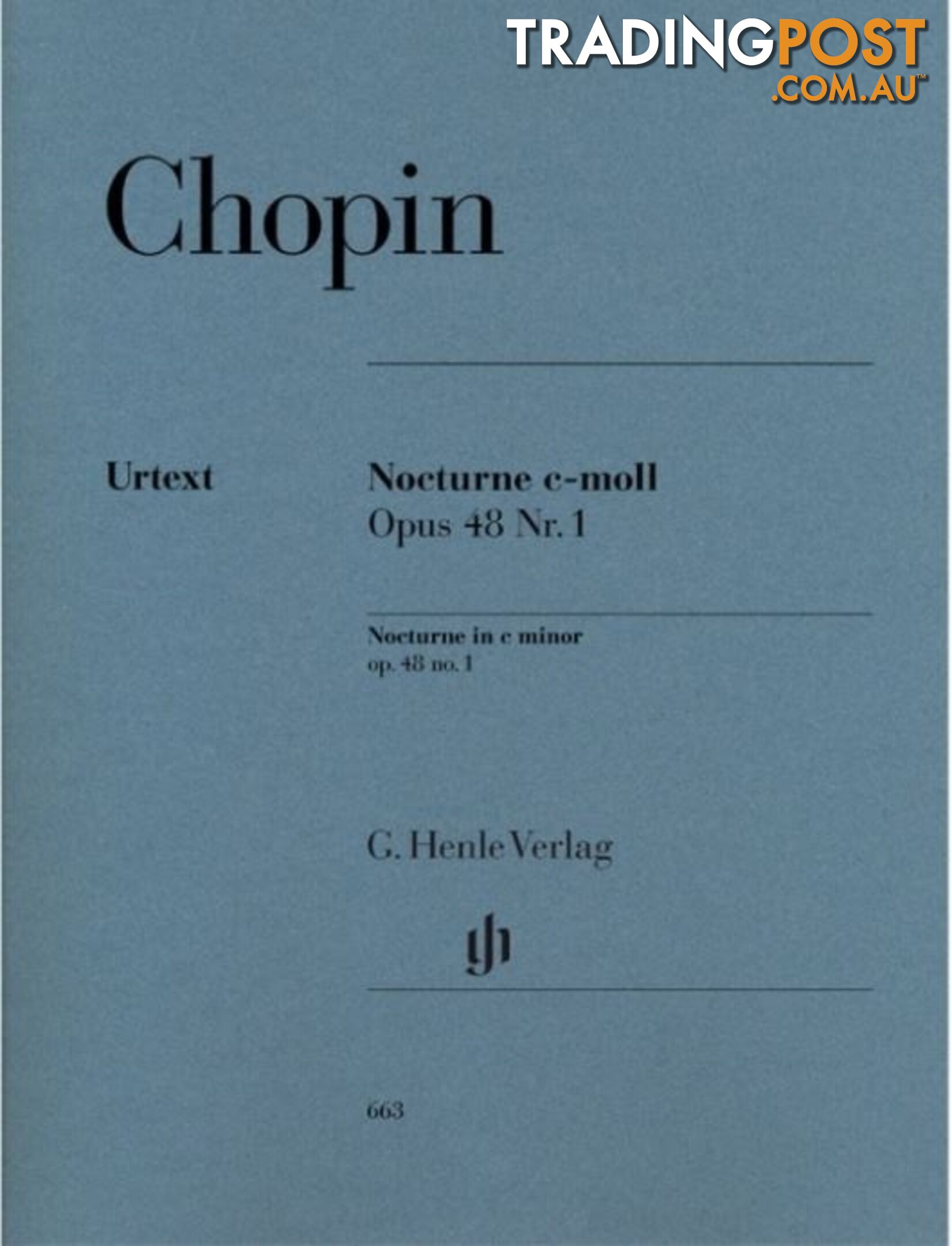 Nocturne c minor op. 48 no. 1 HN663