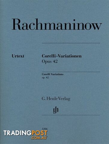 Rachmaninoff â Corelli Variations, Op. 42 (piano)