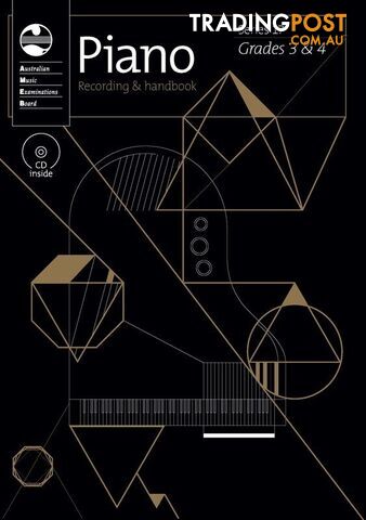 PIANO AMEB GRADE 3 TO 4 SERIES 17 CD/HANDBOOK