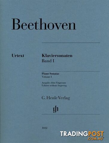 Beethoven - Piano Sonatas, Volume I   