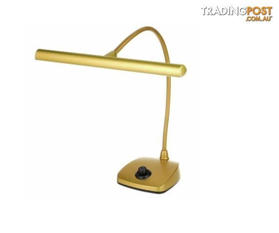 LED Piano Lamp / Light by Konig & Meyer - Gold