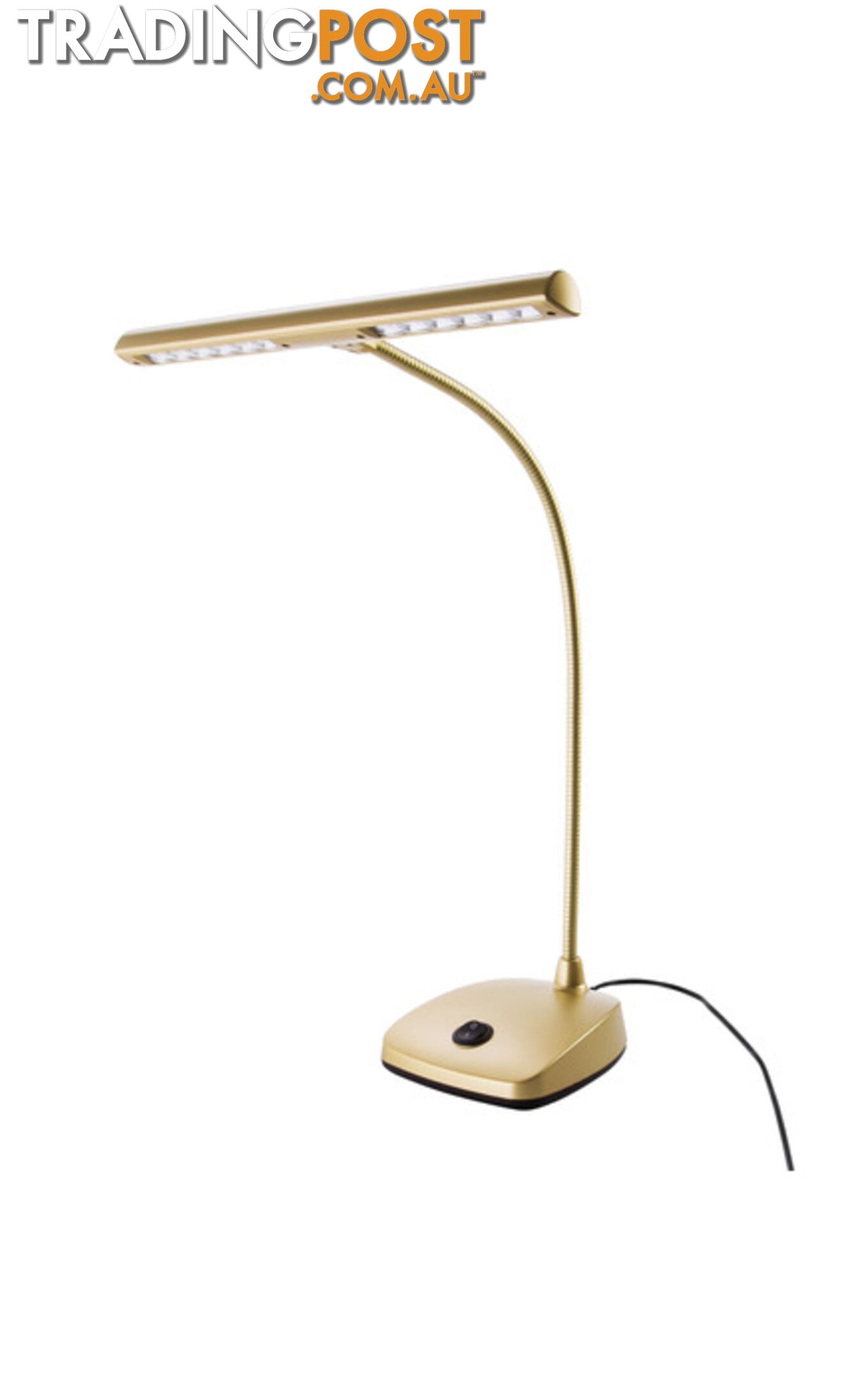 LED Piano Lamp / Light by Konig & Meyer - Gold