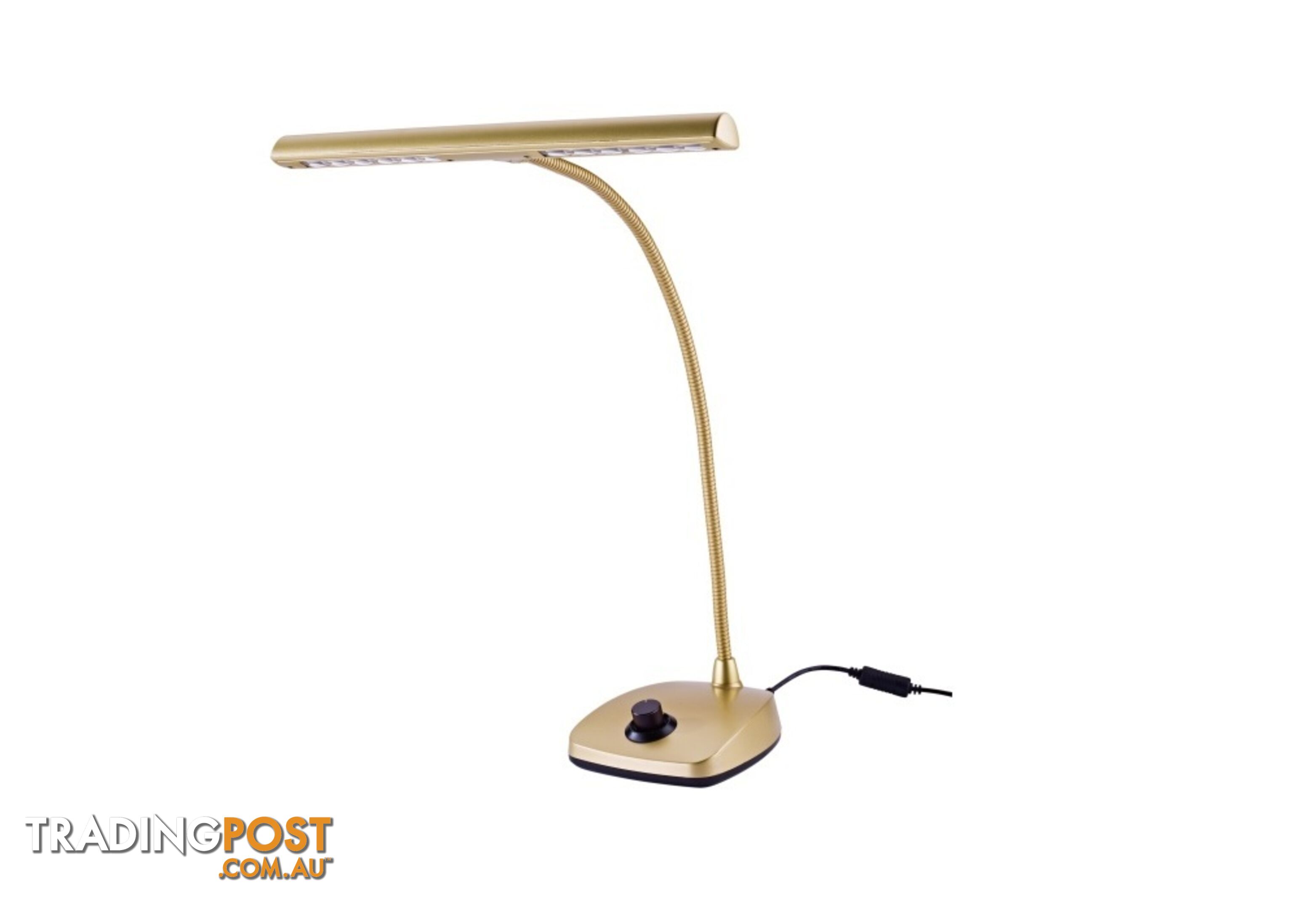 LED Piano Lamp / Light by Konig & Meyer - Gold