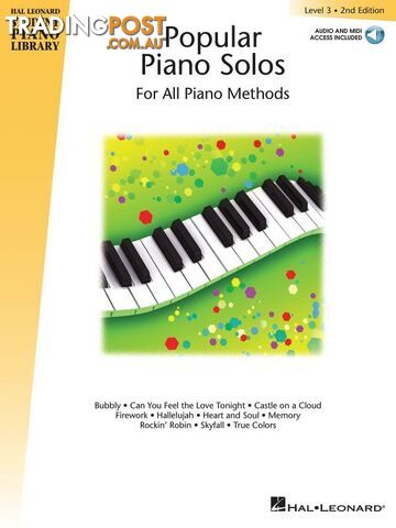HLSPL POPULAR PIANO SOLOS BK 3 BKCD 2ND ED
