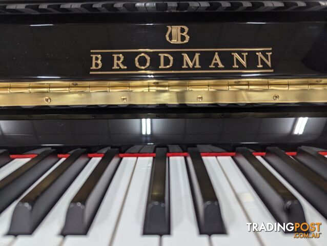 Brodmann CE-118 Upright Piano Ebony Polished