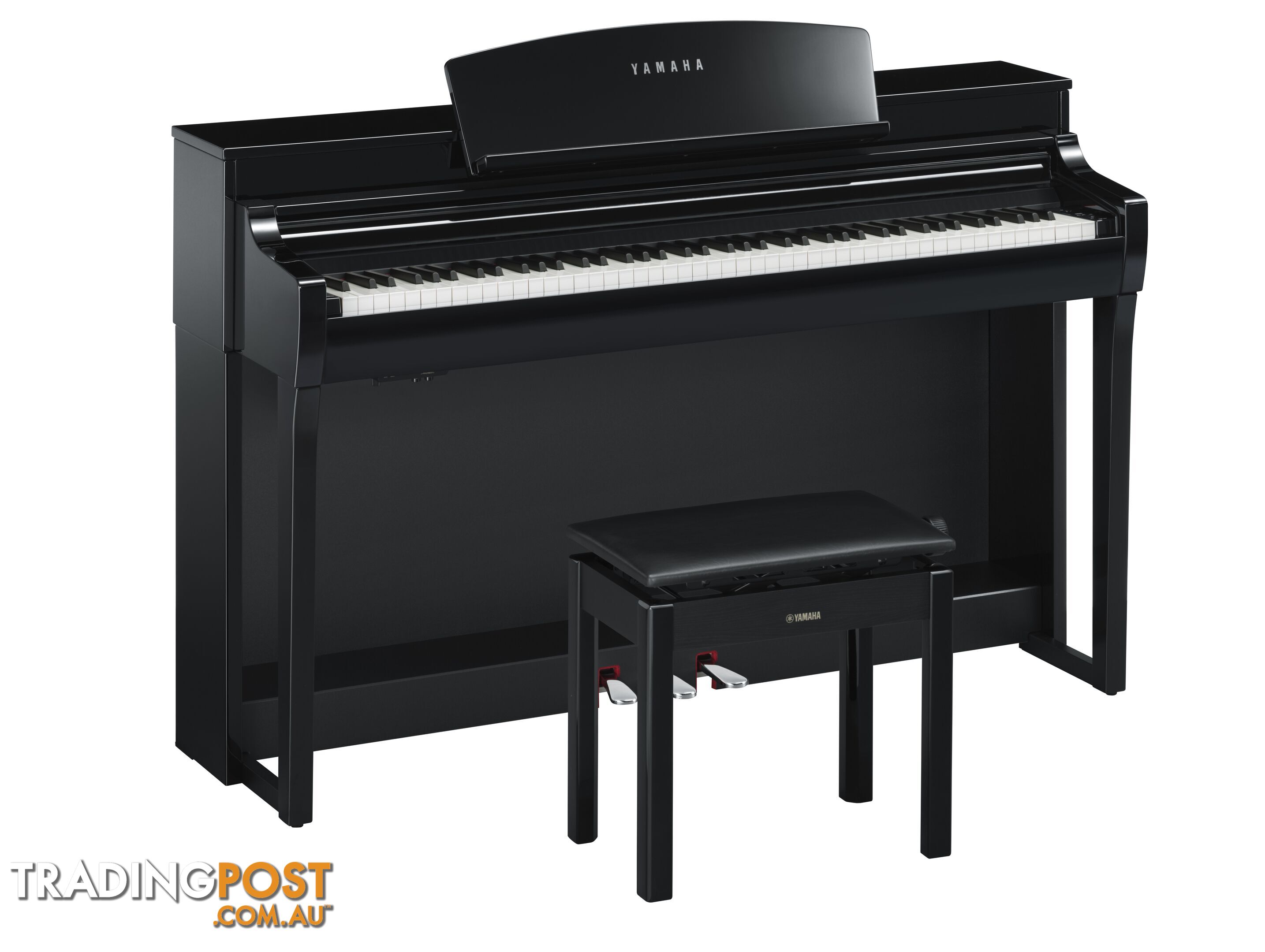 Yamaha Clavinova CSP-255 Digital Piano, Polished Ebony