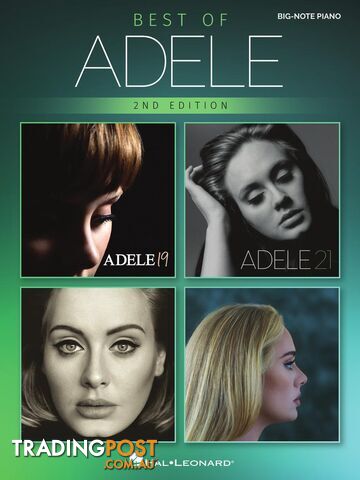 BEST OF ADELE FOR BIG NOTE PIANO 2ND EDITION