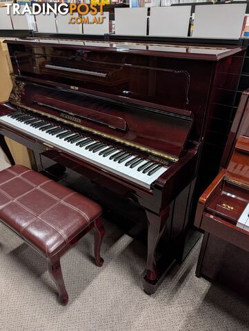Bernstein Regal Upright Piano â 118cm | Polished Mahogany