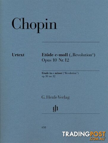 Chopin â Etude c minor op. 10 no. 12 (Revolution)
