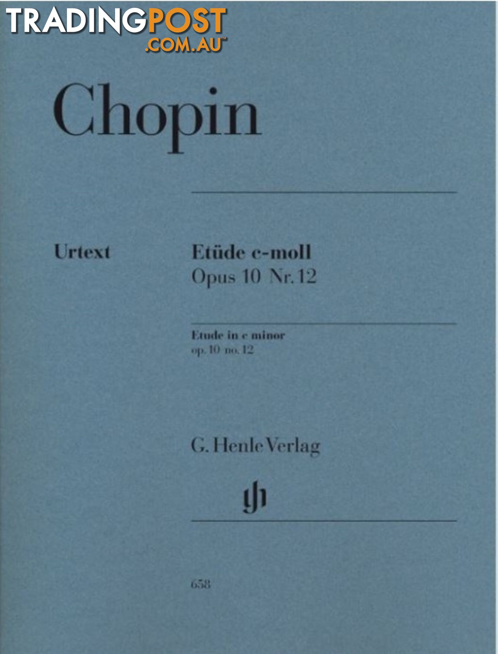 Chopin - Etude c minor op. 10 no. 12 (Revolution)