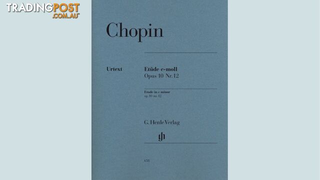 Chopin - Etude c minor op. 10 no. 12 (Revolution)