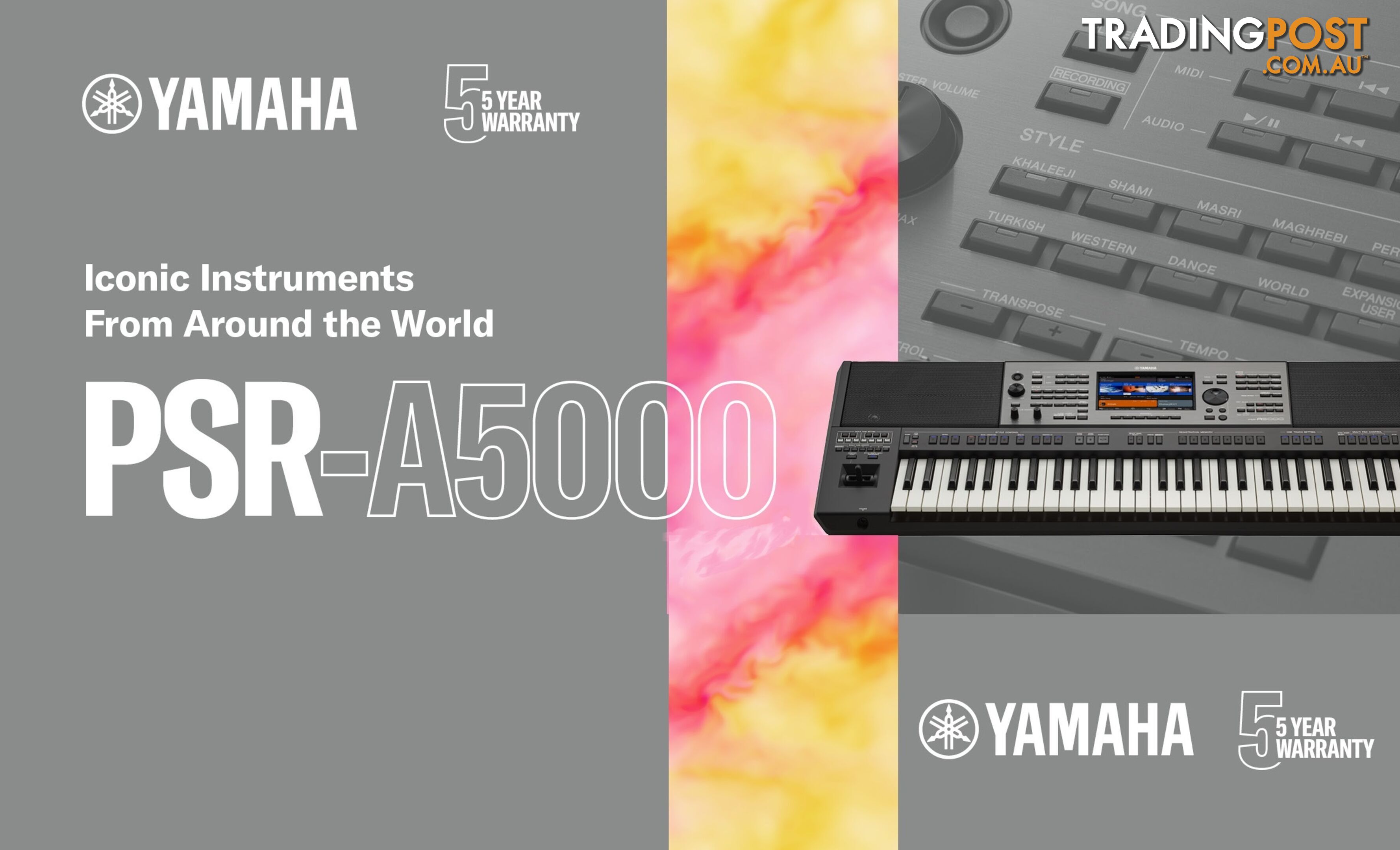 Yamaha Arranger Workstations Keyboard ~The all new PSRA5000