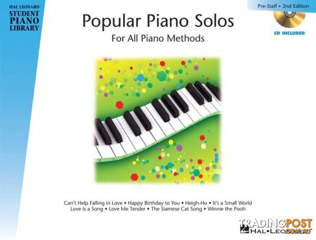 HLSPL POPULAR PIANO SOLOS PRESTAFF LEVEL BKCD