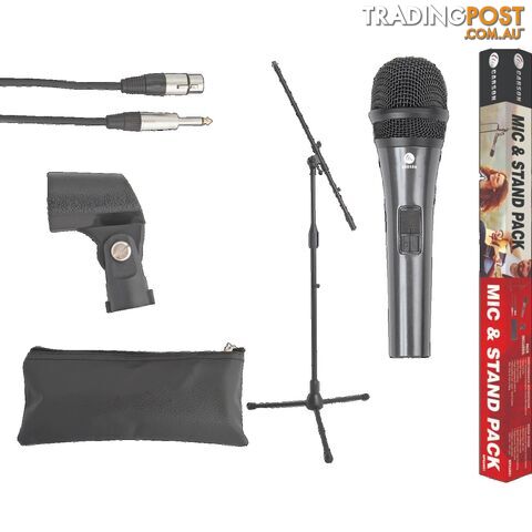 Carson MPKAMS1 Complete Microphone & Boom Stand Pack â MC60MA409B - photo 2 of 2