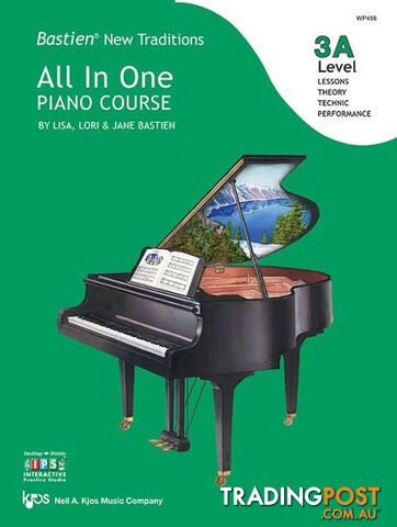 Bastien New Traditions: All In One Piano Course - Level 3A (WP456)