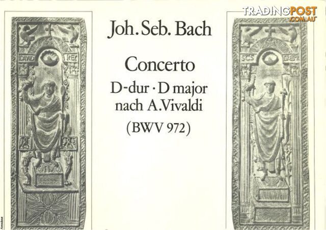 Concerto in D Major, BWV 972 â After Vivaldi for Pipe Organ