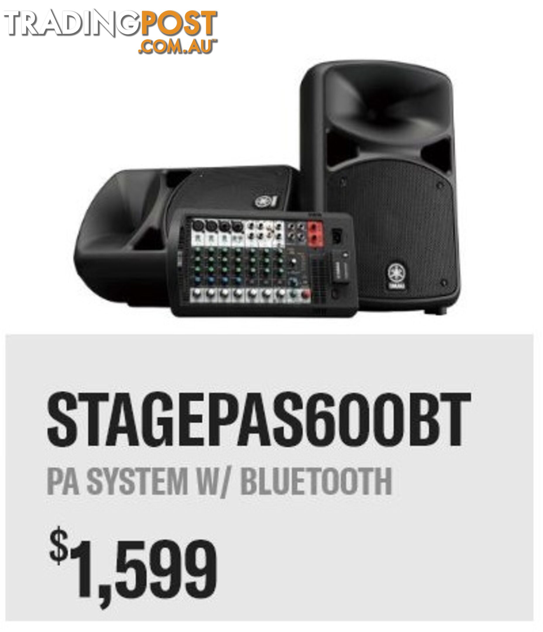 Yamaha Stagepas 600BT The Ultimate All-in-One Portable PA System