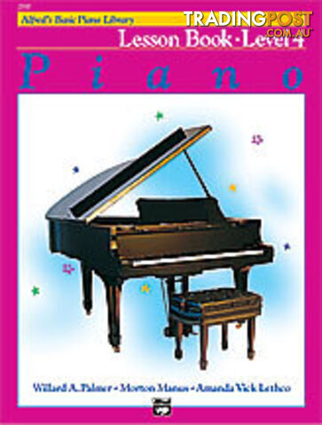 Alfredâs Basic Piano Library â Lesson Book Level 4