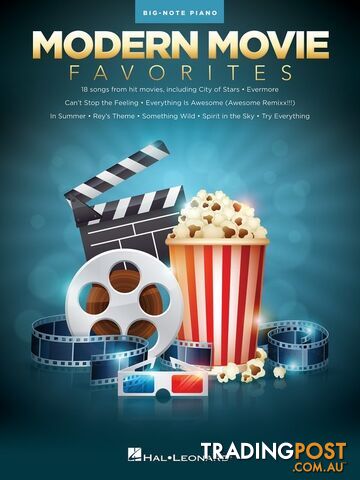 MODERN MOVIE FAVORITES FOR BIG NOTE PIANO - photo 1 of 1