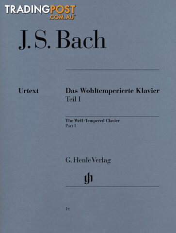 Bach JS  - The Well-Tempered Clavier Part I BWV 846-869 HN14