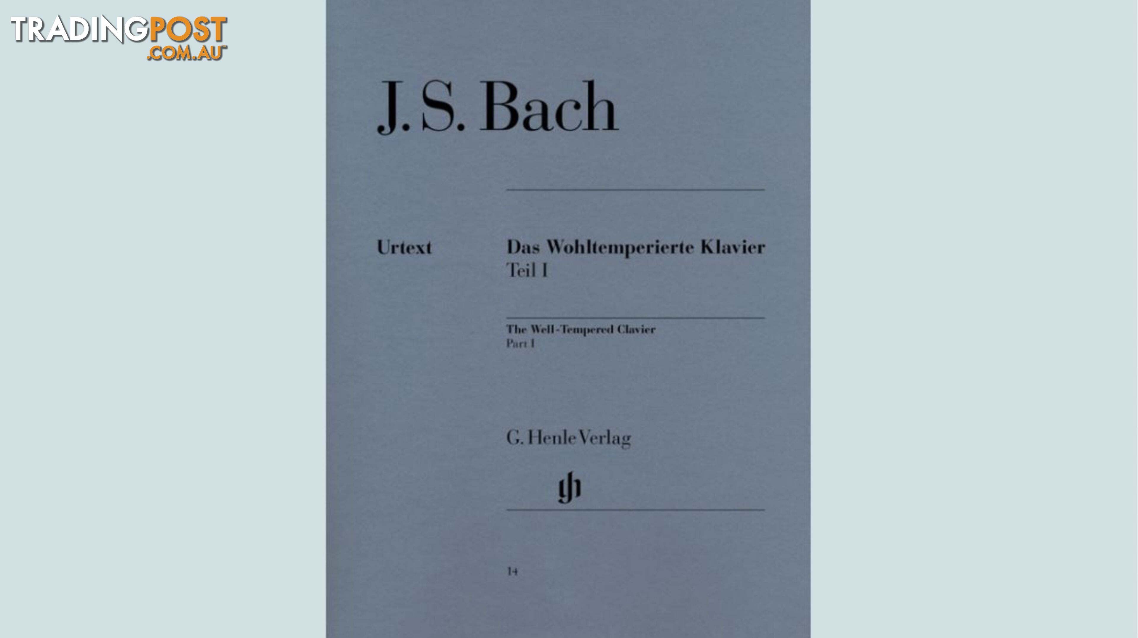 JS Bach  - The Well-Tempered Clavier Part I BWV 846-869 HN014