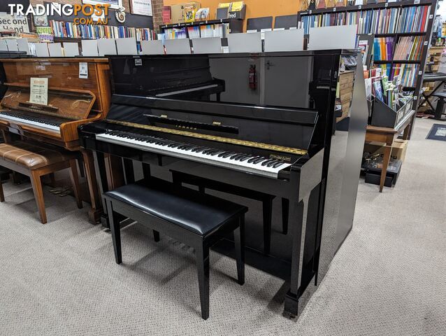Yamaha 121cm Upright Piano  T121 in Polished Ebony