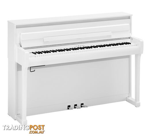 Yamaha Clavinova Digital Piano - CLP885WH -Polished White with Matching Bench