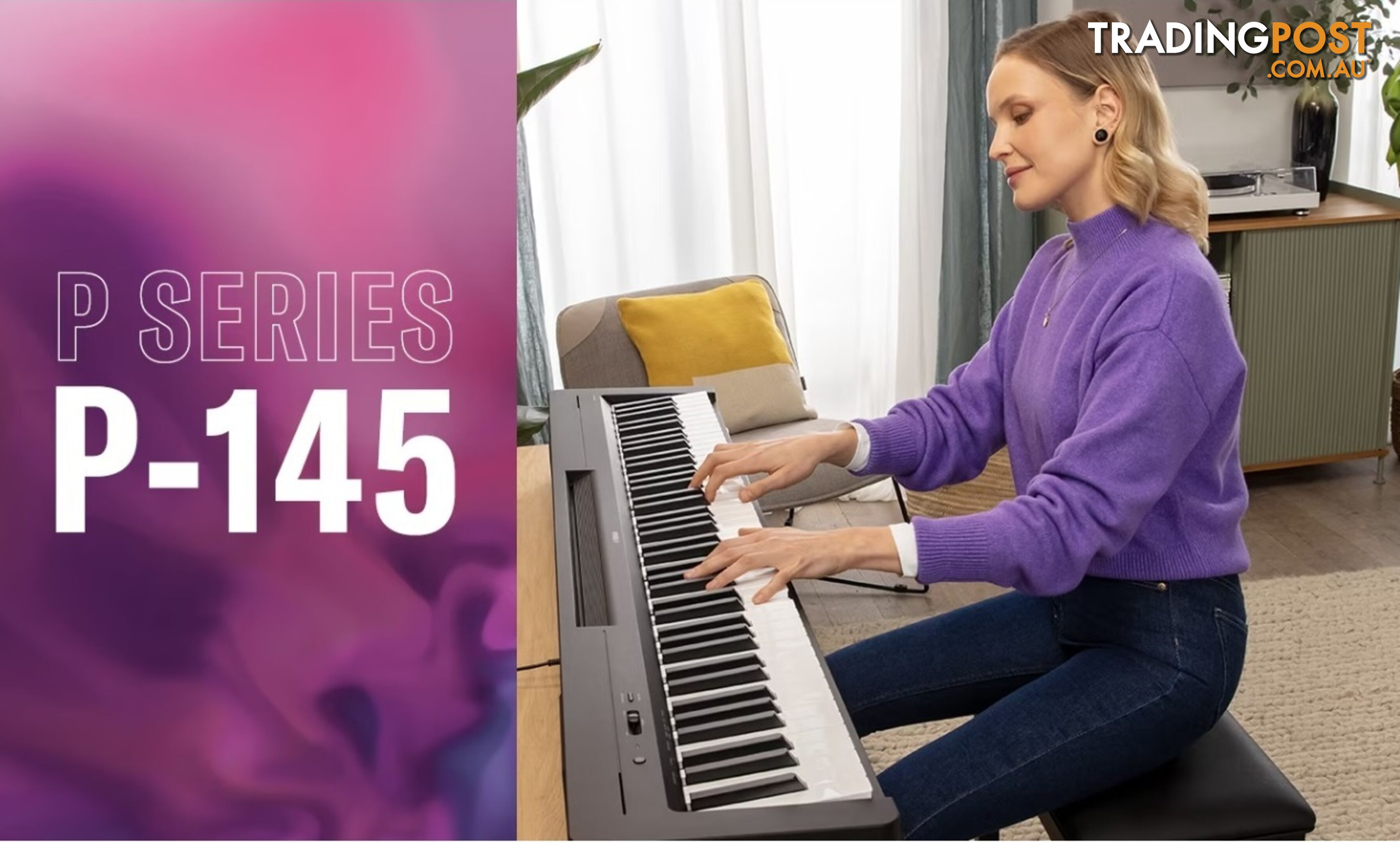 Yamaha P145 Portable Digital Piano